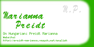 marianna preidt business card